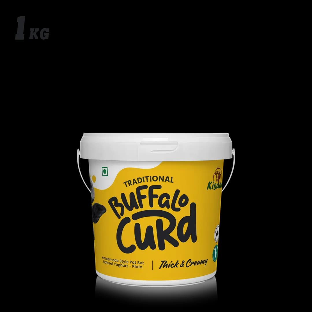 Kisaan Buffalo Curd (Indian Yoghurt)