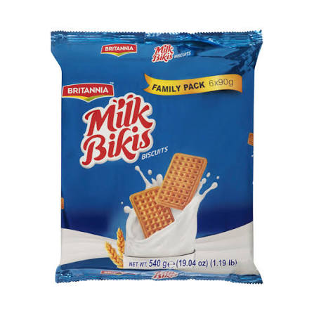 Britannia Milk Bikis Biscuits 540 g