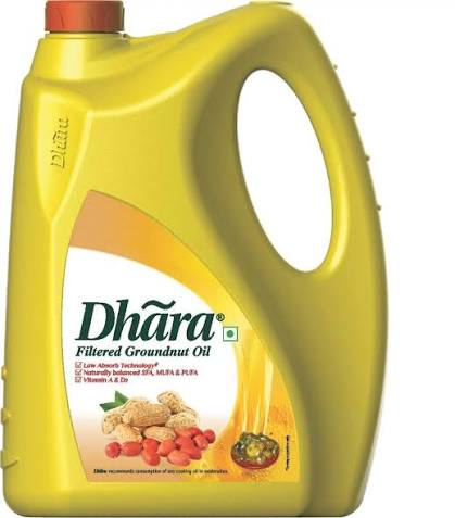 DHARA FILTERED GROUNDNUT OIL 5LITER