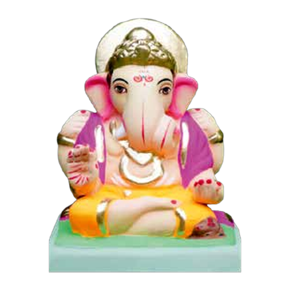 Eco-Friendly Clay Ganesh Idol 6 Inch – EF01 (Pick Up Only)