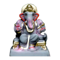 Eco-Friendly Clay Ganesh Idol 8 Inch – EF56 (Pick Up Only)