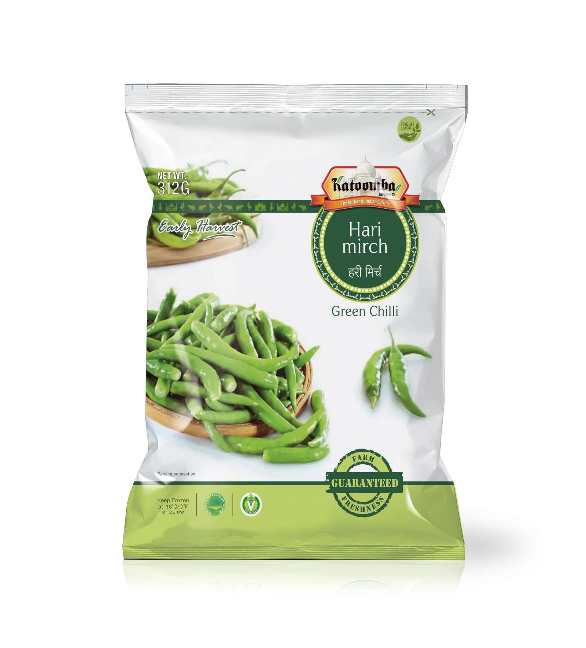 KATOOMBA Frozen Green Chilli 312g