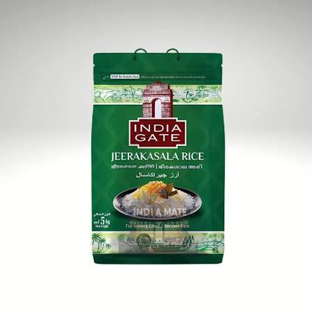 India Gate Jeerakasala Rice 5kg