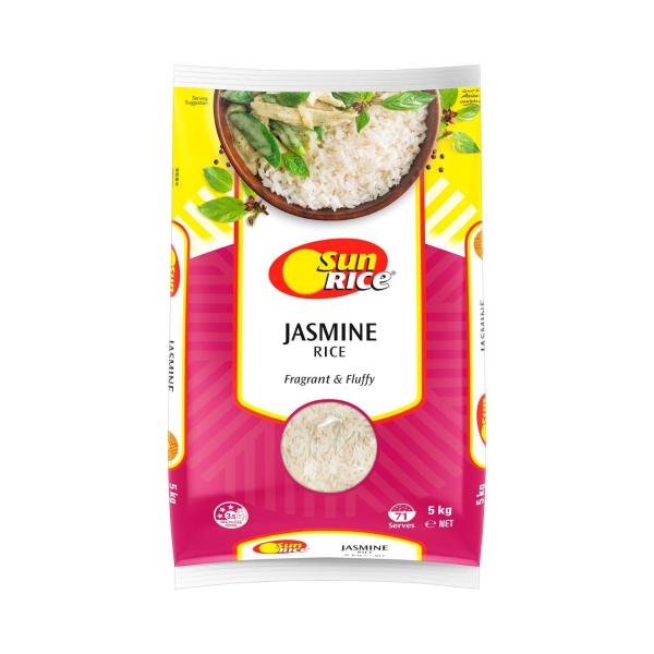 Jasmine Rice Sun Rice 5kg