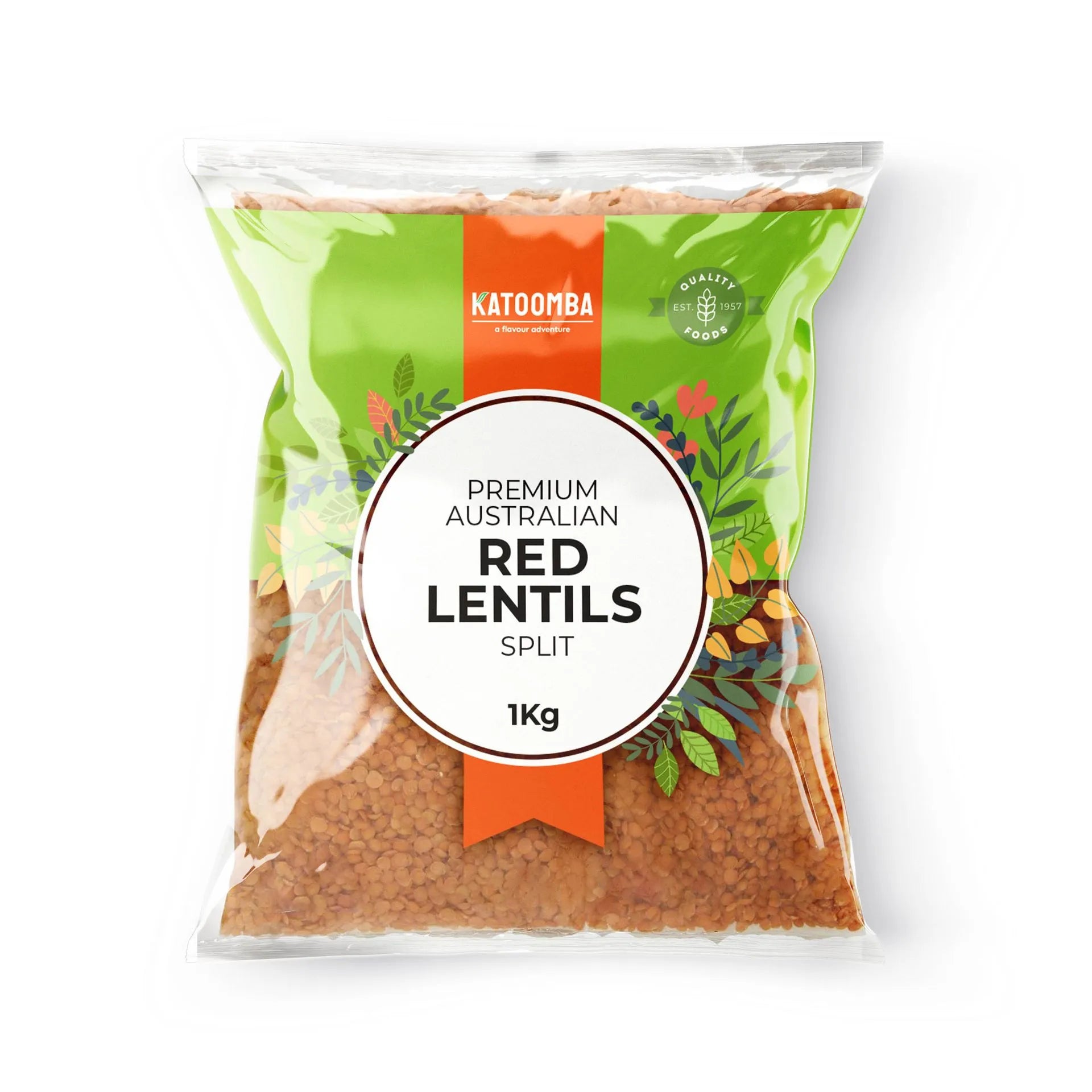RED LENTILS SPLIT 1 KG KATOOMBA