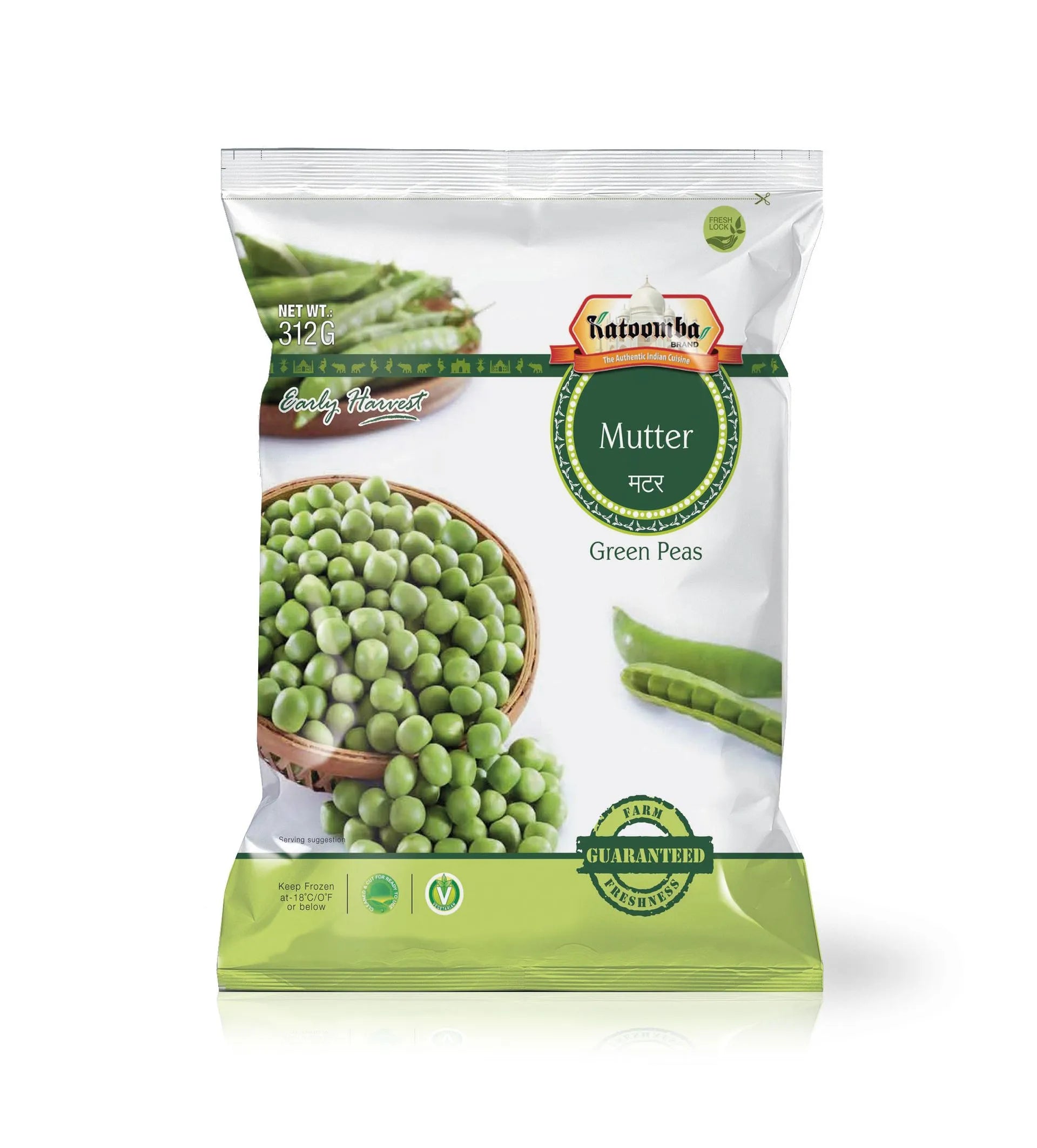 KATOOMBA FROZEN GREEN PEAS 312 GM