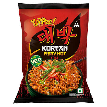 Yippee Korean Fiery Hot Noodles