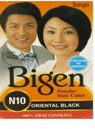 Bigen Powder Hair Color N10 Oriental Black 6g
