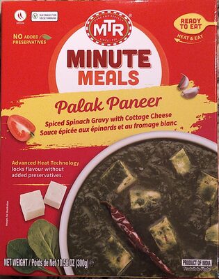 PALAK PANEER MTR