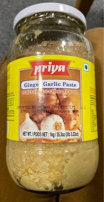 Priya Ginger Garlic Paste