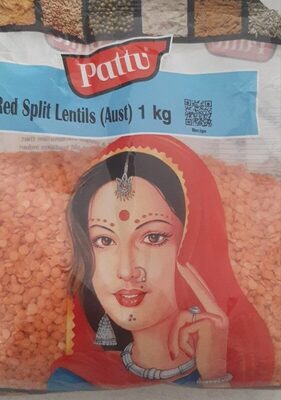 Red Split Lentils Pattu 1kg