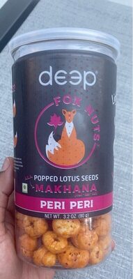 Deep peri peri makhana