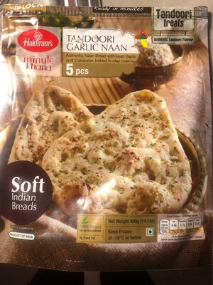 Haldiram's Small Garlic Naan 400g