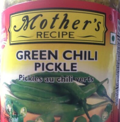 Mothers Green Chilli Pickle 500gm