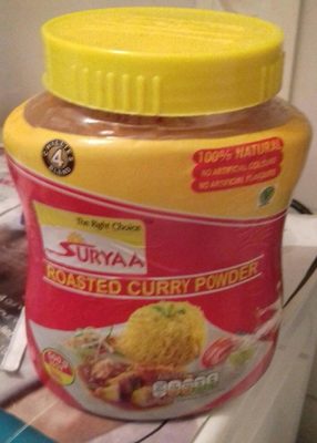 SURYAA ROASTED CURRY POWDER HOT 500GM