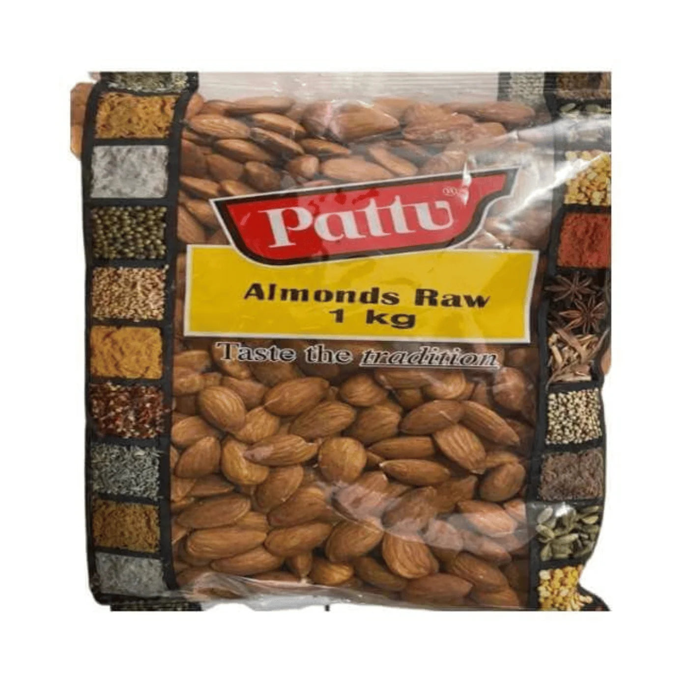 Pattu Almonds Raw 500g